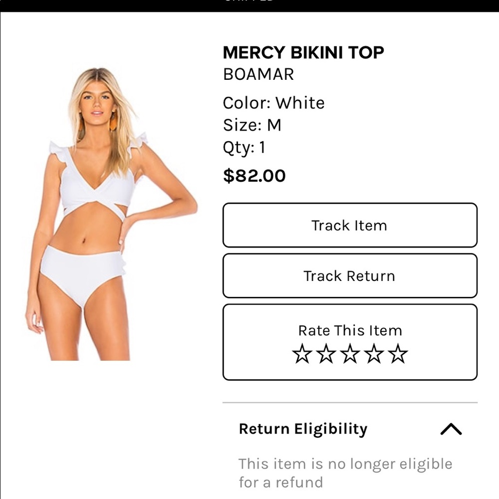 Boamar Mercury Bikini top